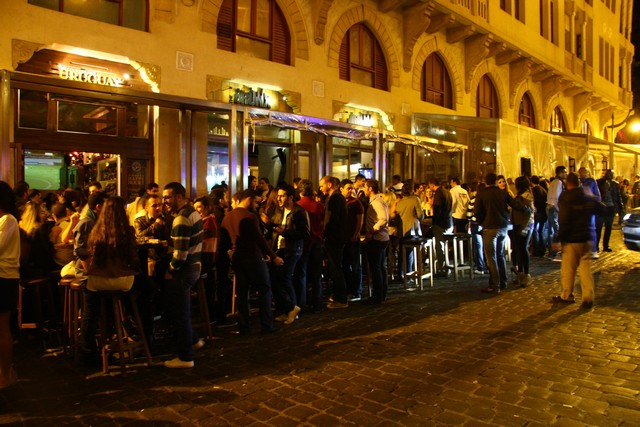Uruguay Street on Friday Night 